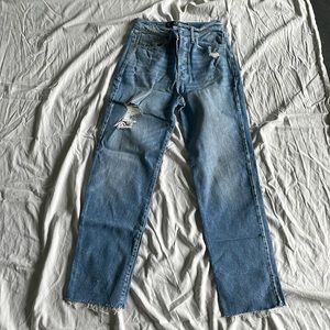 Hollister ultra high rise vintage straight jeans